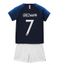 Samsonuk Maillots de Football Enfants de France Soccer Jersey 2018 Coupe du Monde l/’/équipe France 2 /Étoiles Football T-Shirt et Short