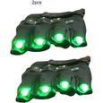 KE10202-Gants laser Laser LED Gants lumineux Accessoires Performance Light vert-0