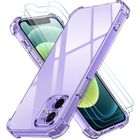 Coque antichoc pour iPhone 12 Mini (5,4") et 2 Verres Trempé Film Protection Ecran Little Boutik®