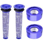 SODIAL Lot de 4 Filtres de Rechange pour Aspirateur Sans Fil Dyson V7, V8 Animal et V8 Absolute ACCESSOIRE D’ASPIRATEUR