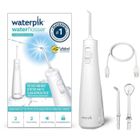 Waterpik WF-20 Pulse, Hydropulseur Sans Fil, Recommandé par l’UFSBD, Jet dentaire Rechargeable, Elimine la Plaque, Blanc