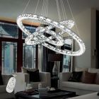 Lustre LED - XMTECH - Modèle Réglable - Cristal K9 - Dimmable - Télécommande Inclus