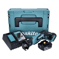 Makita DJR 185 RT1J Scie sabre récipro sans fil 18 V + 1x Batterie 5.0 Ah + Chargeur + Coffret Makpac
