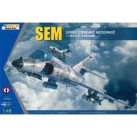 Maquette avion - KINETIC - SEM super étendard modernisé - Échelle 1/48 - Pour adulte - Coloris Unique