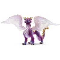 Figurine Schleich Dragon des Etoiles- Figurine Dragon Mythique avec Ailes et Écailles Scintillantes pour Garçons et Filles - Cadeau