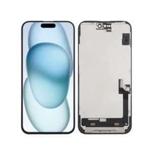 Écran Complet IPhone 15 Noir - Vitre Tactile + LCD LTPS - Neuf Sous Emballage - Compatible IPhone 15
