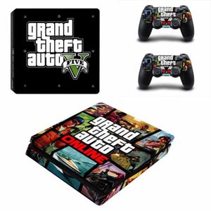 STICKER - SKIN CONSOLE BLANC - Grand Theft Auto V GTA 5 PS4 Slim Skin Sti