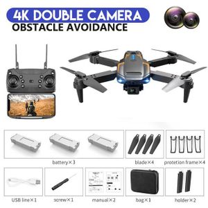 DRONE Caméra 4K-2-OA-3B - KXMG Drone FPV E88, Caméra 4K 