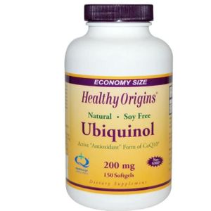COMPLEMENTS ALIMENTAIRES - VITALITE Ubiquinol 200 mg (150 gélules) - Healthy Origins