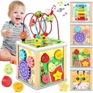 Acheter Jouets Cube hexaèdre de pêche, tambour, jouet d'éducation précoce,  jouets Montessori pour enfants et bébés