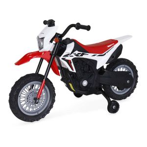 MOTO - SCOOTER Moto électrique enfant Honda 6V. blanche. 1 place