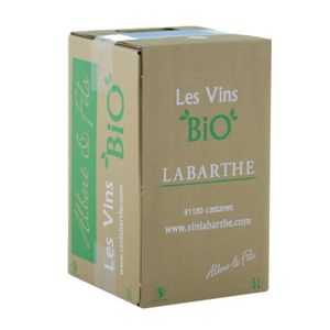 VIN ROSE BIB Vin Rosé BIO 5 L - AOC Gaillac - Domaine de Labarthe