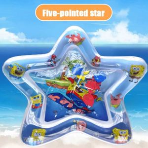 Tortue PVC Etanche Rempli deau Activit/é B/éb/é Centre pour B/éb/é Jouets Tapis de Jeu du Nouveau n/é et du Nourrisson GuDoQi Tapis D/‘Eau Gonflable pour B/éb/é