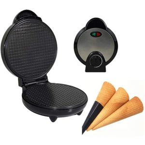 1.2KW Gaufrier à Cornet De Glace Machine Gaufre Cône Antiadhésif Avec Durable