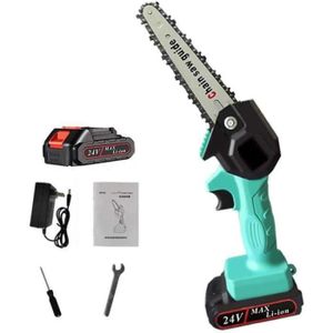 environ 10.16 cm rechargeable appareil sans fil Tronçonneuse Scie Pour Jardin De Coupe Seesii 26 V 4 in