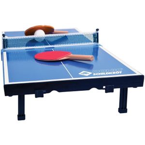 RAQUETTE TENNIS DE T. Mini table de tennis de table - SCHILDKRÖT - Surface de jeu 66 x 33cm - H= 9cm