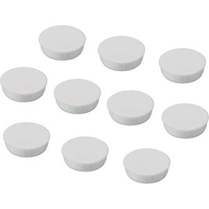 10 cache-vis plastique blanc STANDERS, Ø4mm