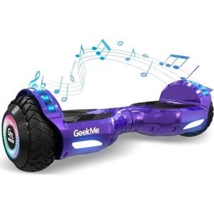 HOVERBOARD Hoverboard 6.5 pouces - GeekMe - Violet - Pour enf