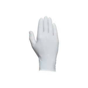 Lot 100 gants jetables latex poudré sans silicone taille 7/8 DELTA