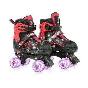 ROLLER IN LINE Willonin® Patins à roulettes avec 8 Roues Lumineus