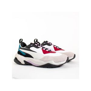 basket puma cuir noir femme