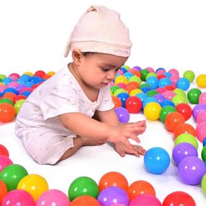JOUET DE BAIN Mxzzand Lot de balles en plastique souple pour la piscine, jouet pour bébé, colorées et sûres