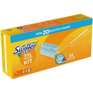 Swiffer Kit XXL 1 Serpillère + Pack de 8 Lingettes, Antibactérien, Élimine  les Traces et la Poussière, Tête Pivotante 360° : : Cuisine et  Maison