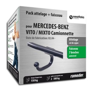 ATTELAGE Attelage - Mercedes-Benz VITO / MIXTO Camionnette 