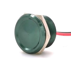 INTERRUPTEUR Dark Green-19mm -interrupteur tactile piézo en métal,étanche IP68,bouton poussoir momentané en aluminium anodisé,16-19-22-25mm
