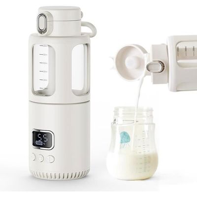 Chauffe-Biberon Portable Sans Fil, Chauffe Biberon Nomade 500ml, Auto éTeint SéCurité, Chauffe Rapidement Eau Ou Mu CHAUFFE BIBERON - Puériculture & Eveil Bébé