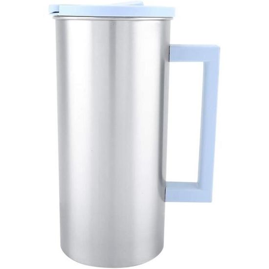 Carafe d'eau en acier inoxydable avec protection de glace froid boire Pichet Home Hôtel Pot de l'eau, 1.5L LBQ52 - Maison