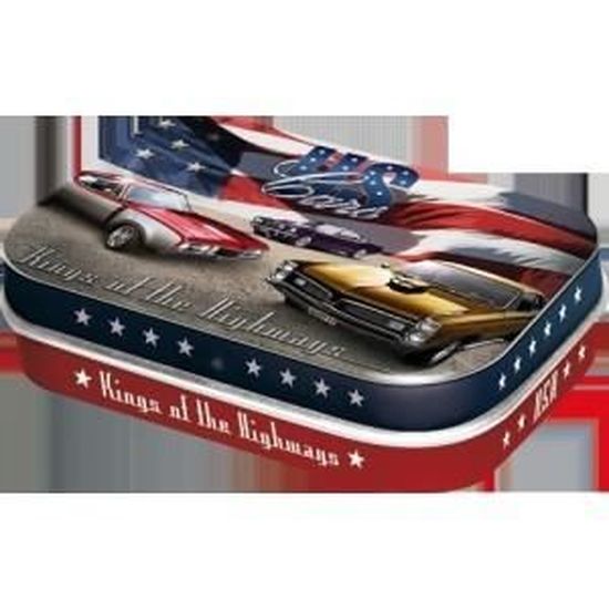 Boite A Pilules Vintage Us Cars Voitures Americaines Achat Vente Pilulier Boite A Pilules Vintage Us Cdiscount