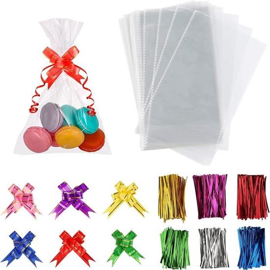 PH PandaHall 350Pcs 7 Couleurs Mini Sachets Ziplock 2.9x2.6cm