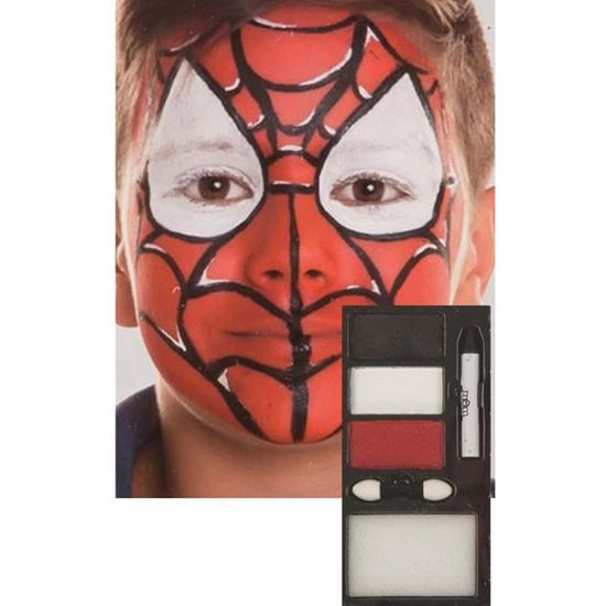 MY OTHER ME FUN COMPANY, SL. Kit Maquillage Spider enfant. . Adulte, enfant
