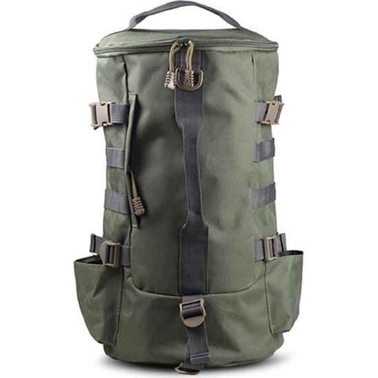Cakefly Sac à Dos Pêche Réglable Multi-Poches Étanche Camouflage - Avec Porte-Canne