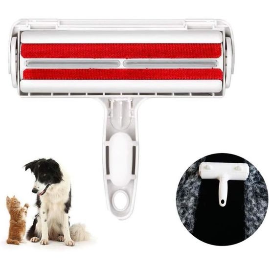 Brosse Anti-poils Pour Vêtements - 2 Brosses Velours, Efficace Contre Les Poils D'animaux - Nettoyage Pratique