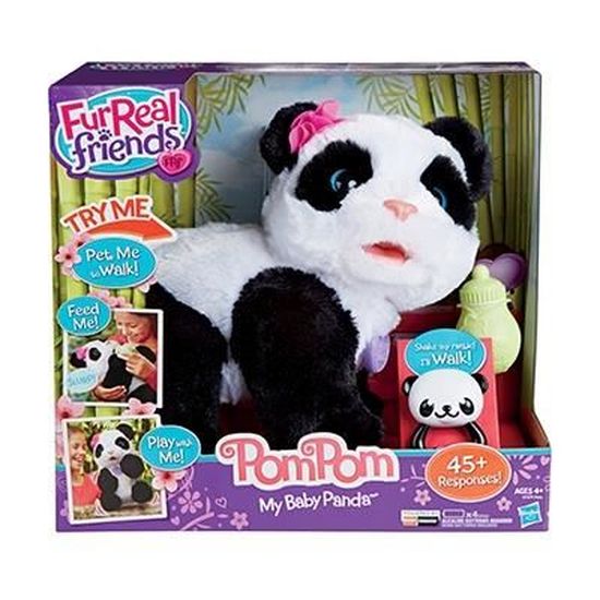 POM POM PANDA FUR REAL FRIENDS HASBRO Cdiscount Beaux Arts et
