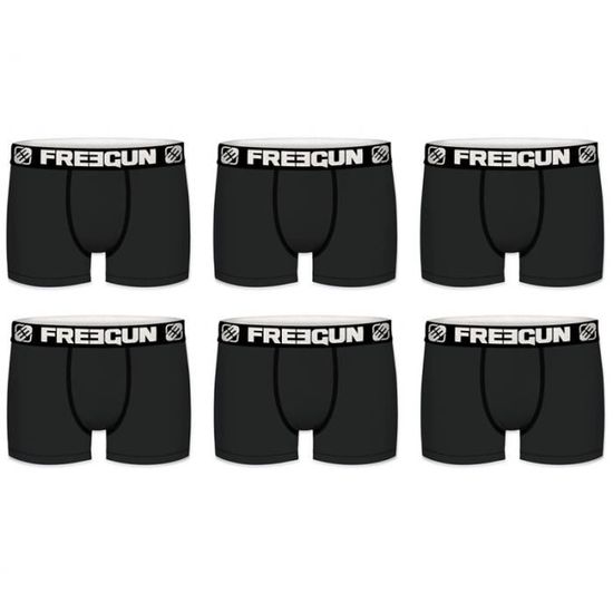 FREEGUN Lot De 2 Boxers Homme Ultra Confort - Anti-Transpirant, Léger Et Résistant, Idéal Sport & Quotidien