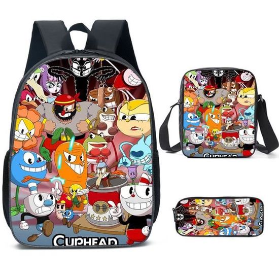 Lot De 3 Sacs à Dos Anime 45,7 Cm - Grande Capacité, Imperméables, Avec Porte-clés, Pour école Ou Loisirs