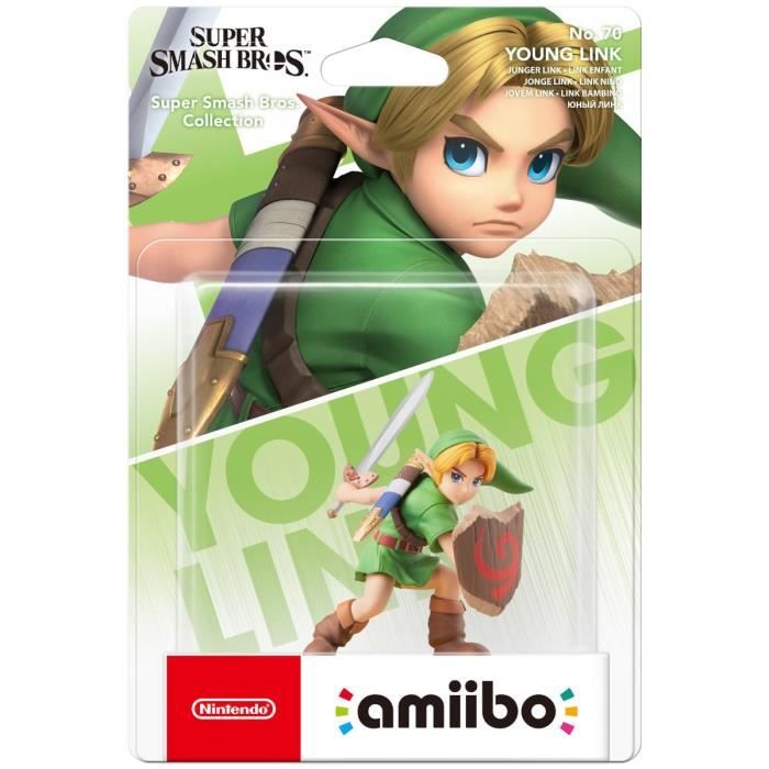 Figurine Amiibo - Link Enfant N°70 • Collection Super Smash Bros.