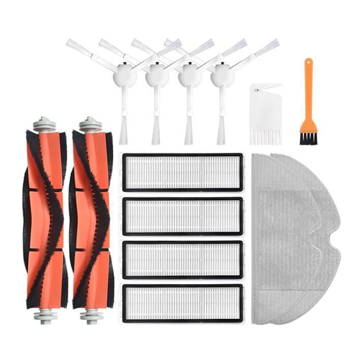 14PCS pieces de remplacement pour Aspirateur robot de balayage à balayage Xiaomi Mijia 1C