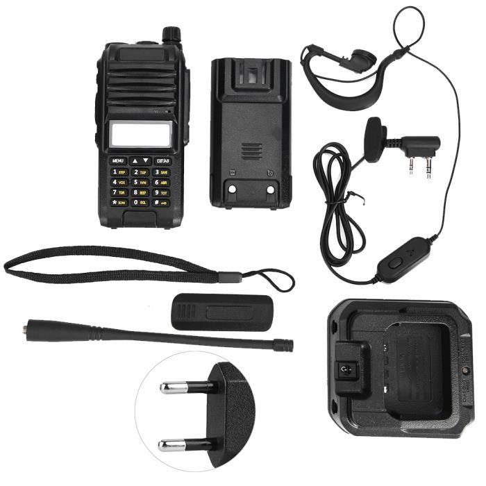 MEIHE Kit de Talkie-Walkie à Haute Puissance IP67