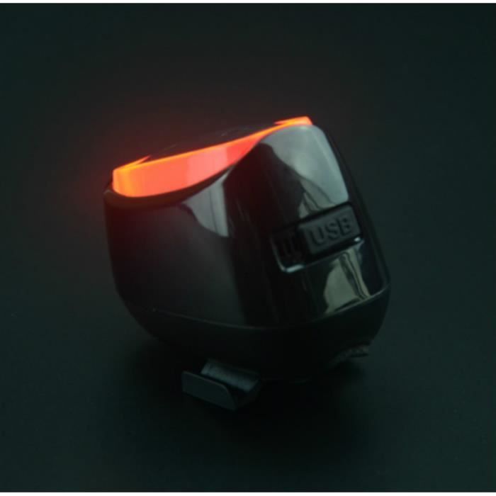 X6 Capteur Intelligent S'allume Feux Arrière USB Chargeant Accessoires De Vélo De Montagne Conduit Feux D'avertissement