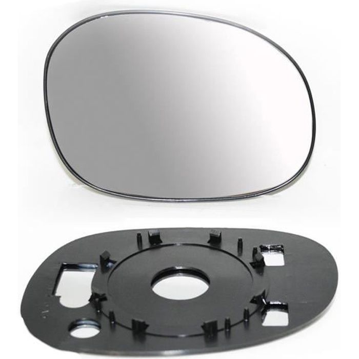 GLACE DE RÉTROVISEUR AVANT DROIT POUR PEUGEOT 1007 - 206 - 206+ ET CITROEN C2 - C3 I - C3 PLURIEL - XSARA PICASSO