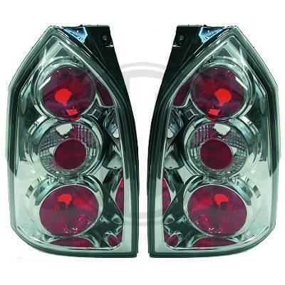 6860095 , Paire de feux arrière chrome pour HYUNDAI Tucson de type de 2004 a 2010