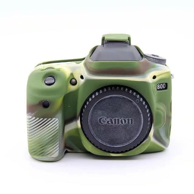 Nouveau sac de caméra en Silicone souple pour Canon 70D appareil photo numérique étui de protection en caoutch*ES5669