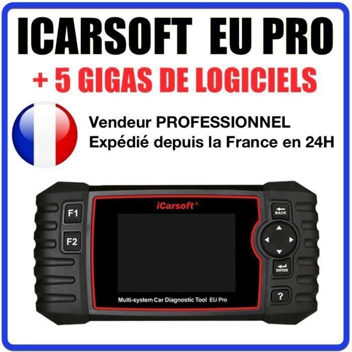 iCarsoft EU PRO 2019 - Valise Diagnostique Multimarque Pro tous systèmes