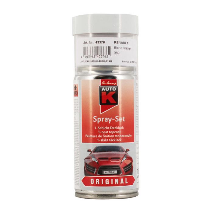 389 BLANC GLACIER (Bombe Peinture 150 ml). Pein...