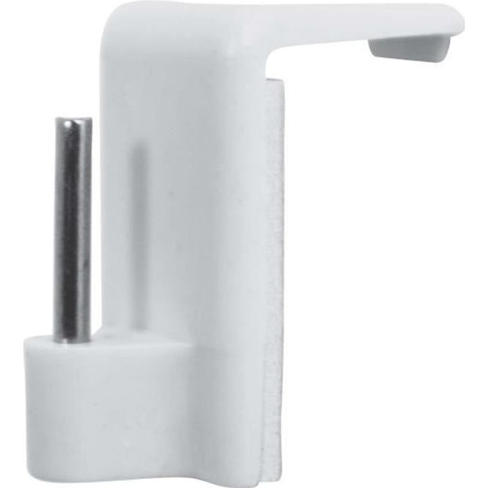 CDaffaires 2 crochets adhesifs a bec polypropylene cab2 Blanc