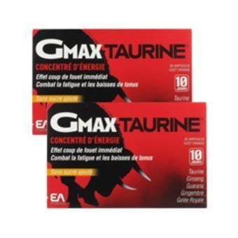 GMAX® TAURINE LOT DE 2 X 30 AMPOULES